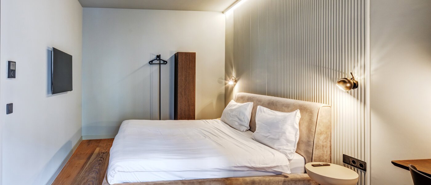 квартира München Ludwigsvorstadt 03 спальная комната 14757