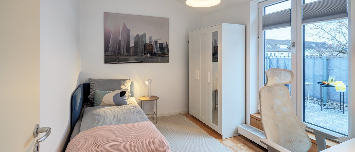 мансардная квартира München Maxvorstadt 01 2-я спальная комната 14758