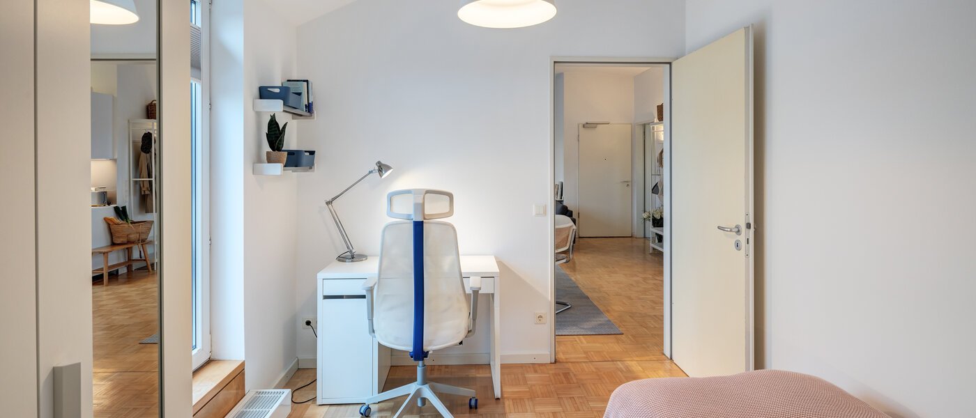 мансардная квартира München Maxvorstadt 02 2-я спальная комната 14758