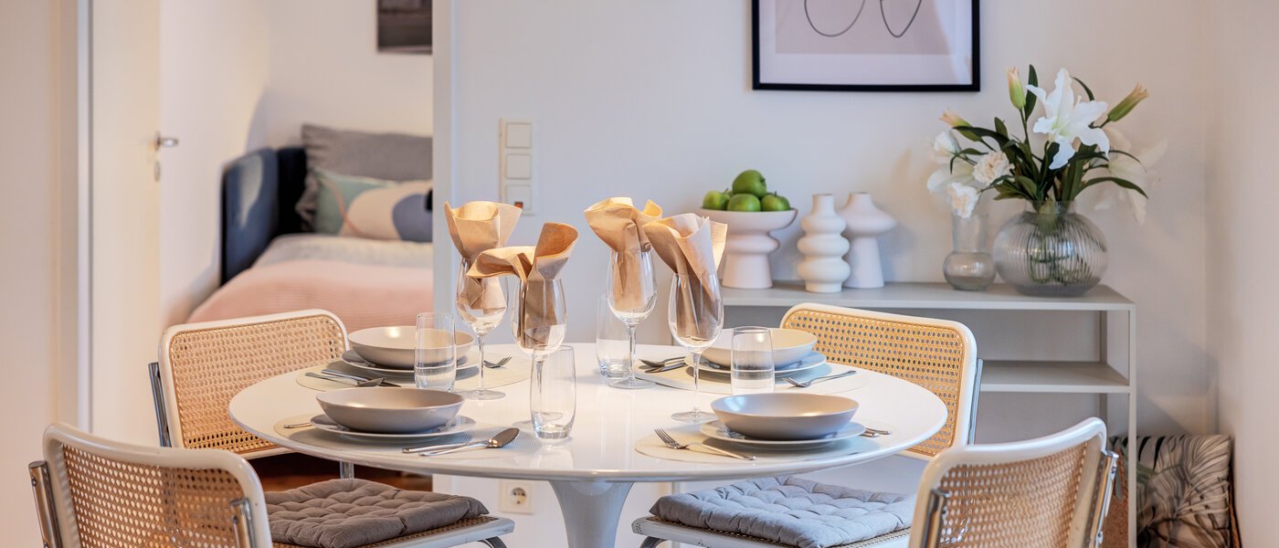 мансардная квартира München Maxvorstadt 02 жилое пространство 14758