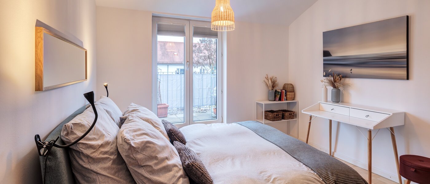 мансардная квартира München Maxvorstadt 02 1-я спальная комната 14758