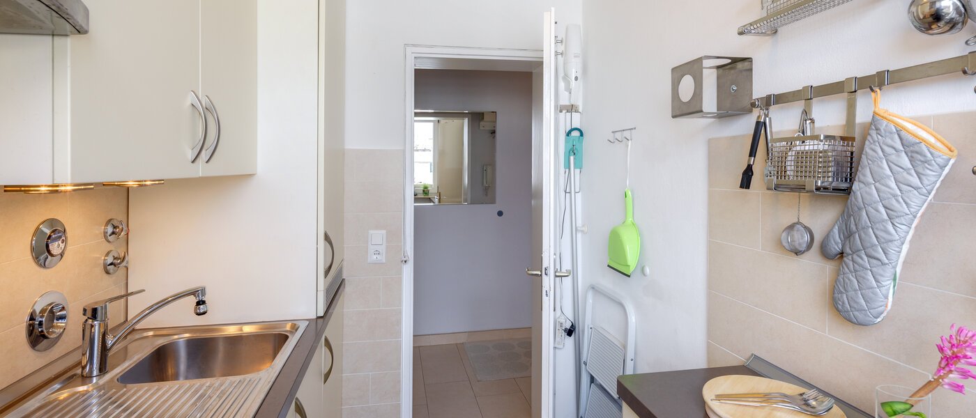 квартира München Parkstadt Solln 02 кухня 14761