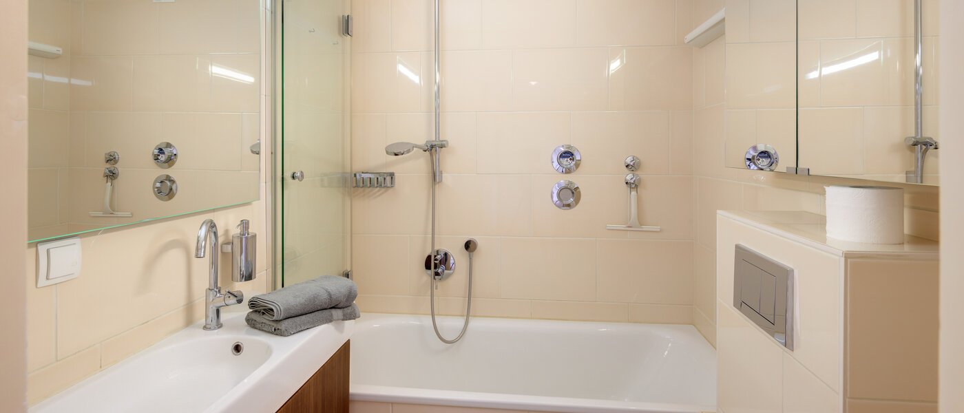 квартира München Parkstadt Solln 01 ванная комната 14761