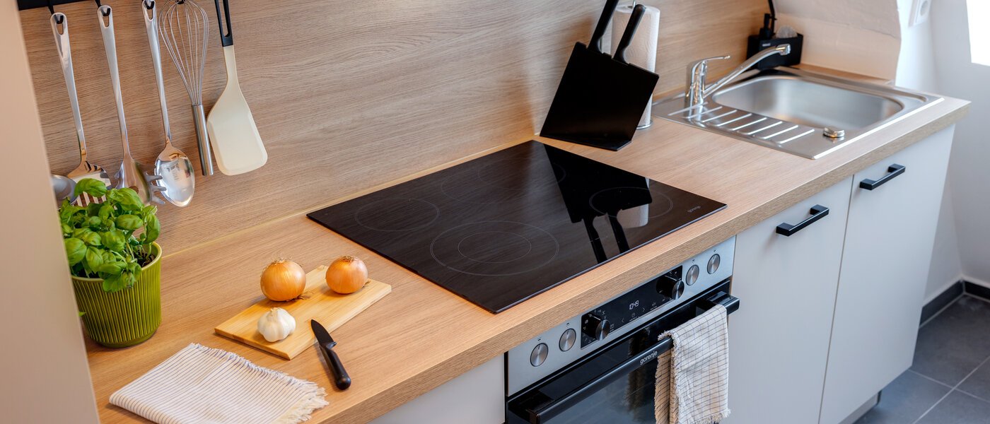 мансардная квартира München Isarvorstadt 02 кухня 14762