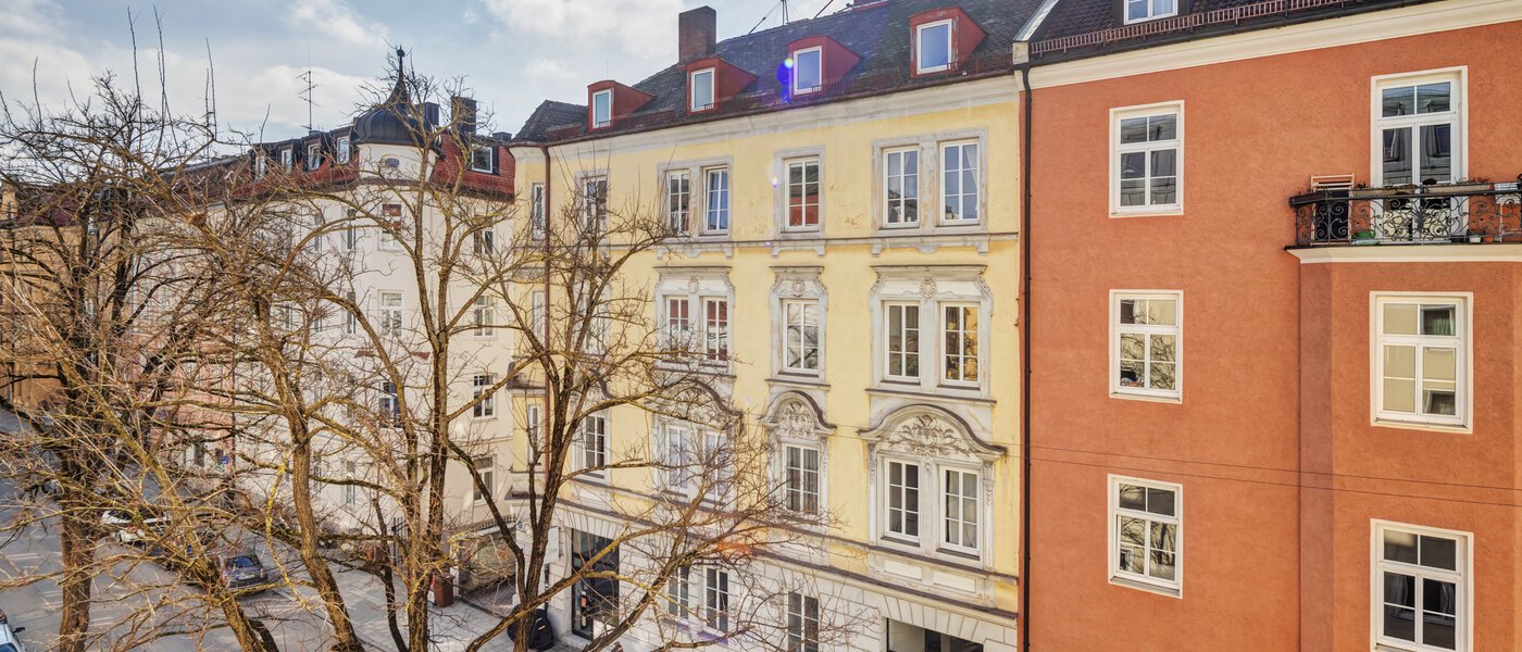 квартира München Isarvorstadt 01 вид из окна 14764