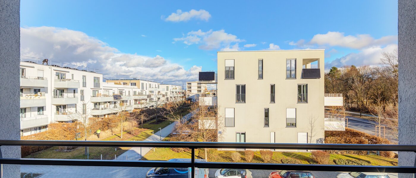 квартира München Perlach 01 вид из окна 14765