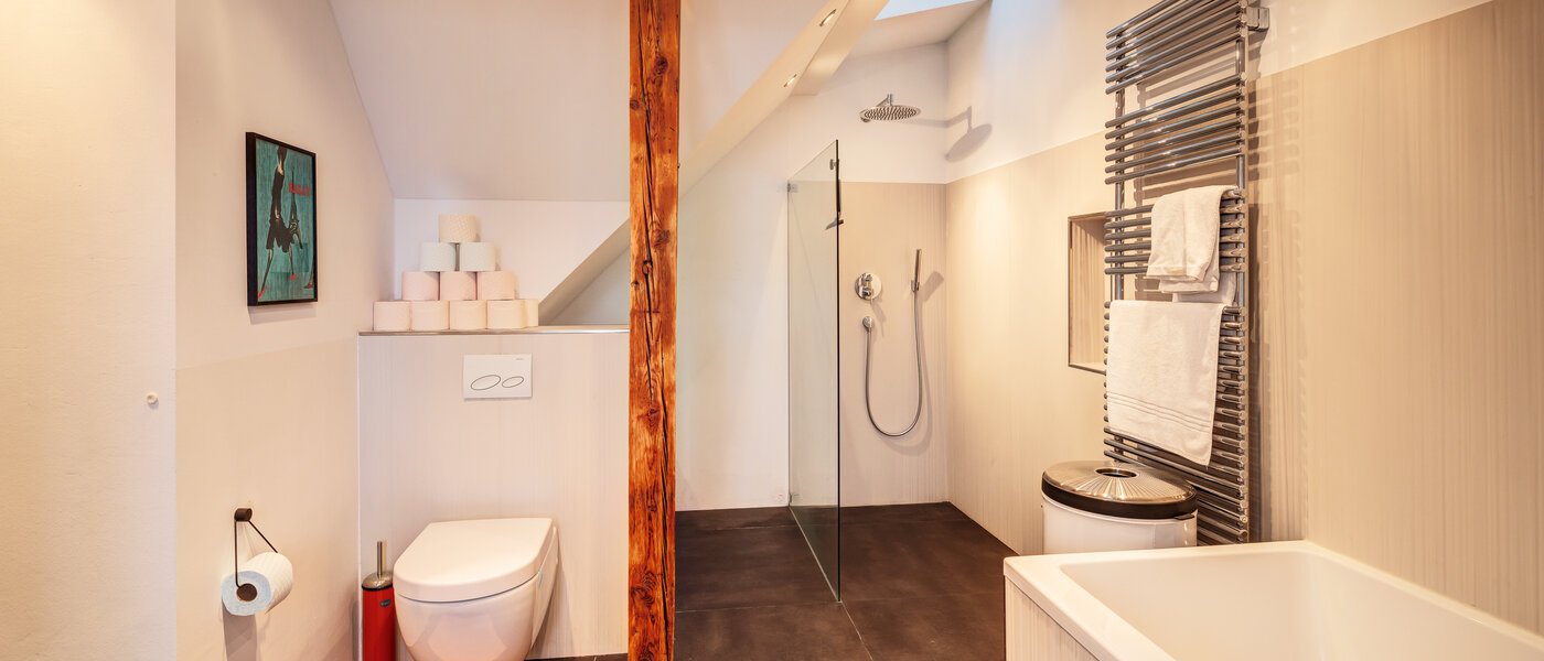 двухэтажная квартира München Schwabing-West 03 ванная комната 14766