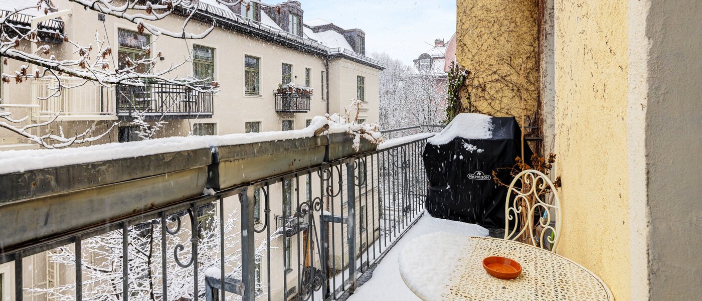 двухэтажная квартира München Schwabing-West 02 балкон 14766