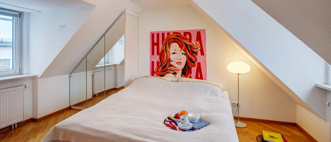 двухэтажная квартира München Schwabing-West 02 зона для сна 14766