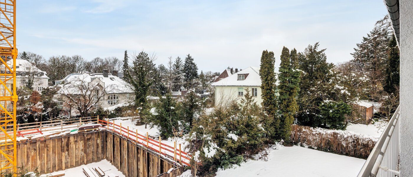 квартира München Nymphenburg 05 вид из окна 14770