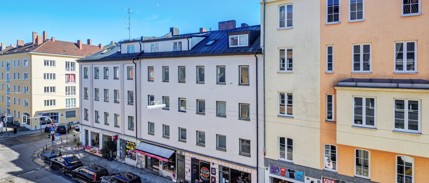 квартира München Maxvorstadt - Universitätsviertel 01 вид из окна 14771