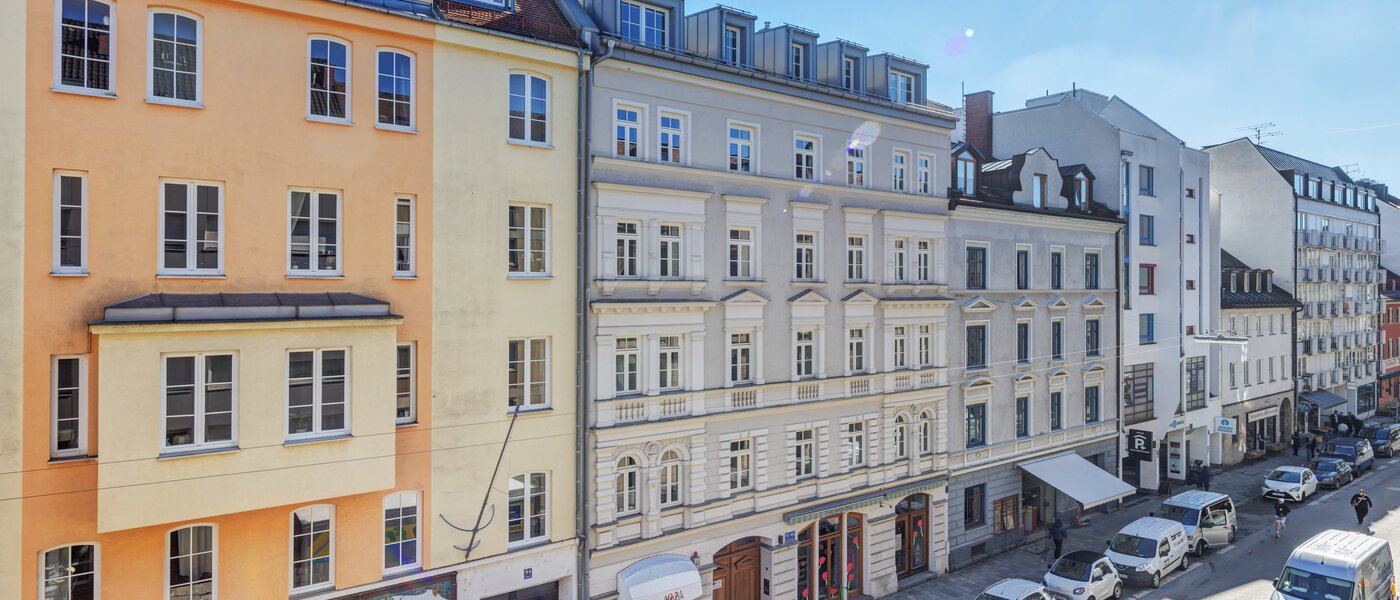 квартира München Maxvorstadt - Universitätsviertel 02 вид из окна 14771