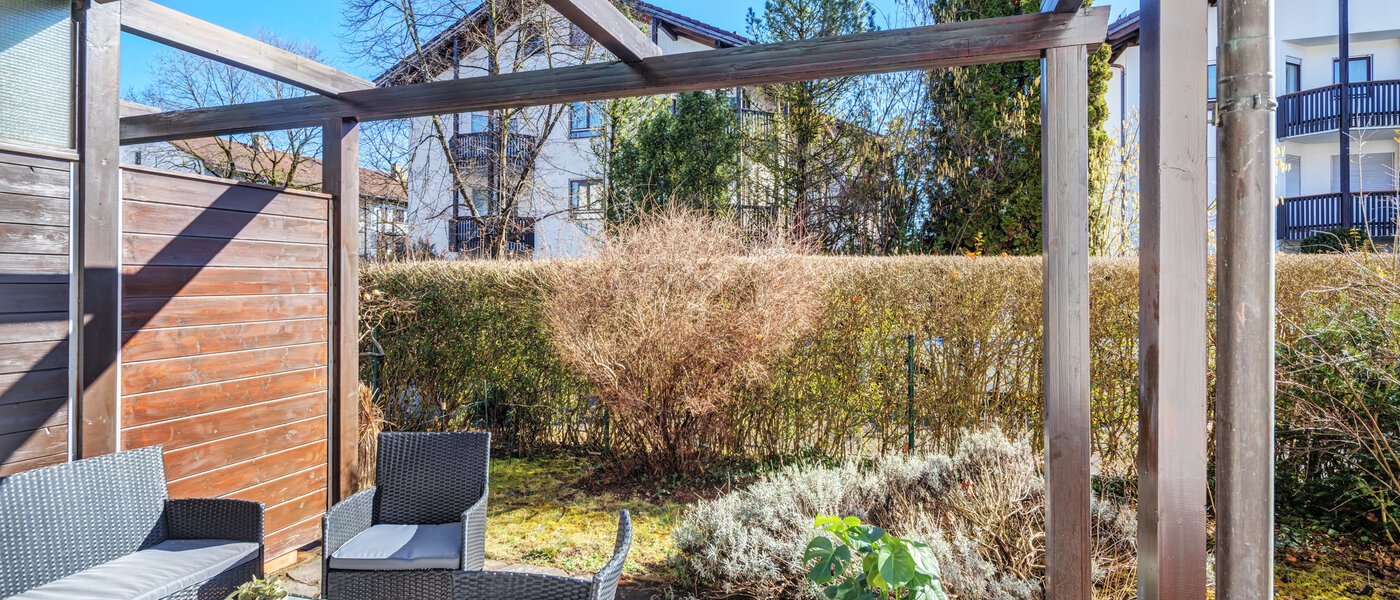 квартира с садом München Altperlach 02 сад 14773