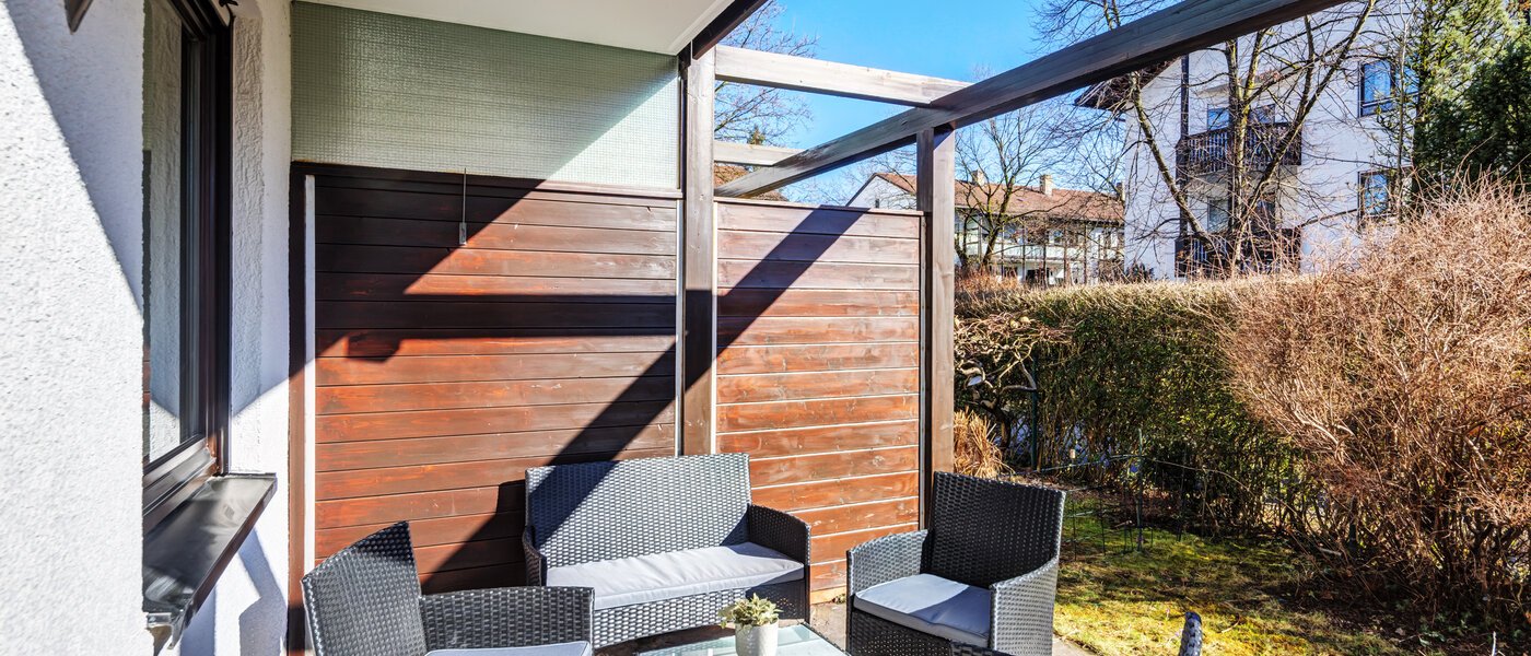 квартира с садом München Altperlach 01 терраса 14773