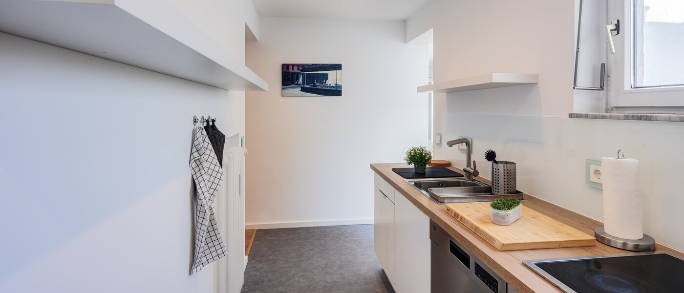 мансардная квартира München Nymphenburg 02 кухня 14775