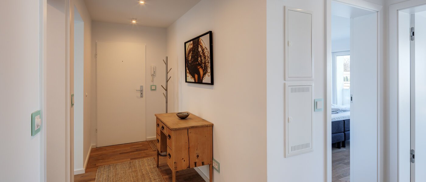 мансардная квартира München Nymphenburg 01 коридор 14775