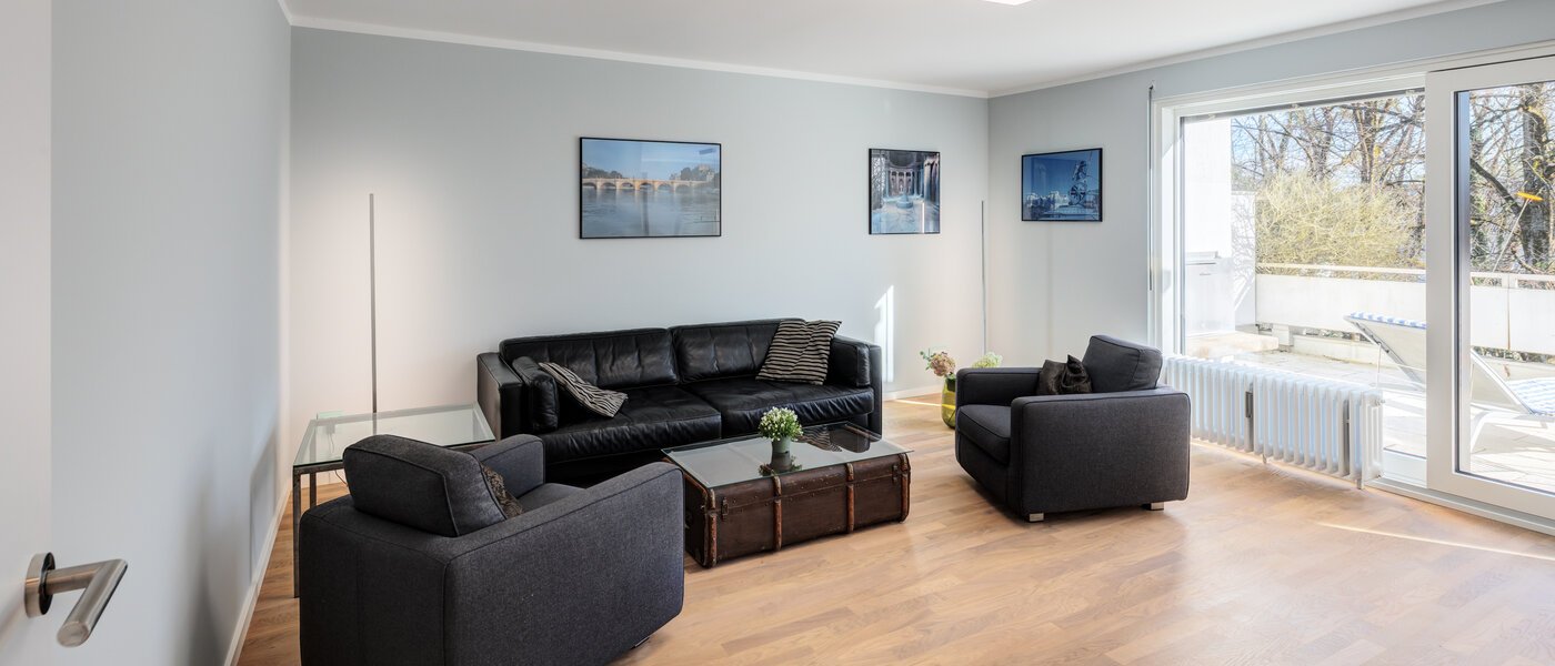 мансардная квартира München Nymphenburg 01 жилое пространство 14775