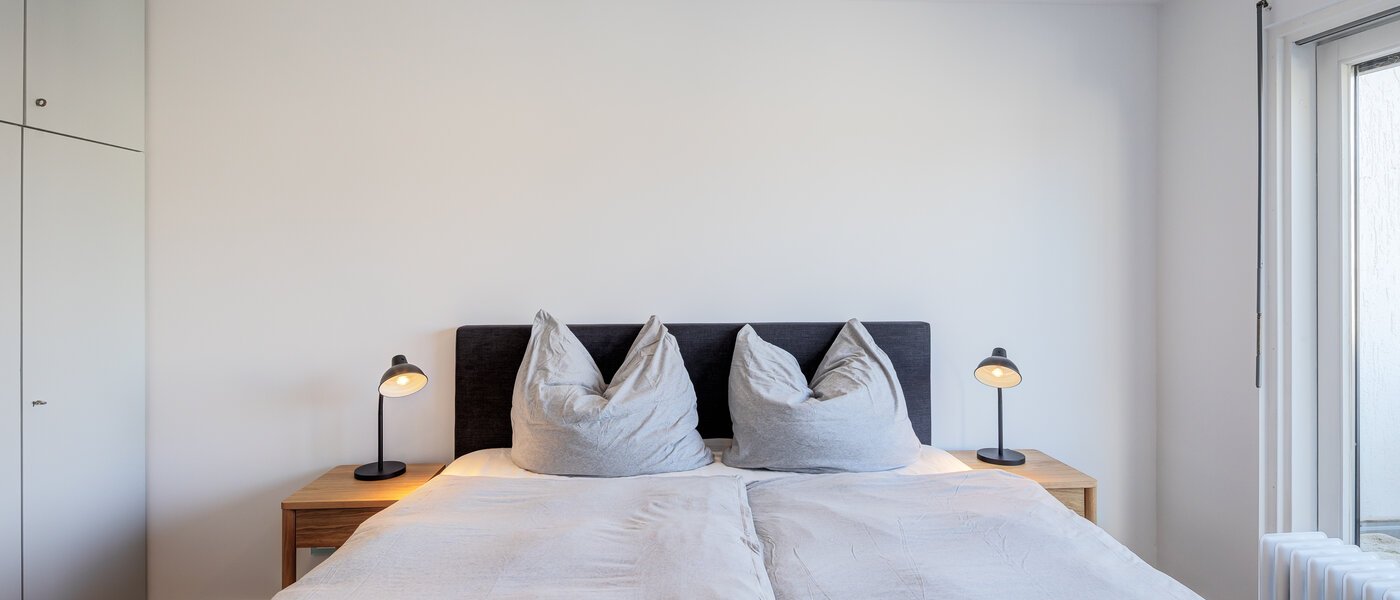 мансардная квартира München Nymphenburg 02 1-я спальная комната 14775