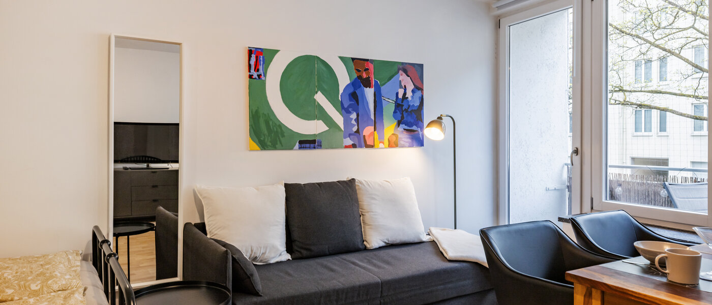 квартира München Schwabing-West (rund um den Hohenzollernplatz) 04 жилое пространство 14776