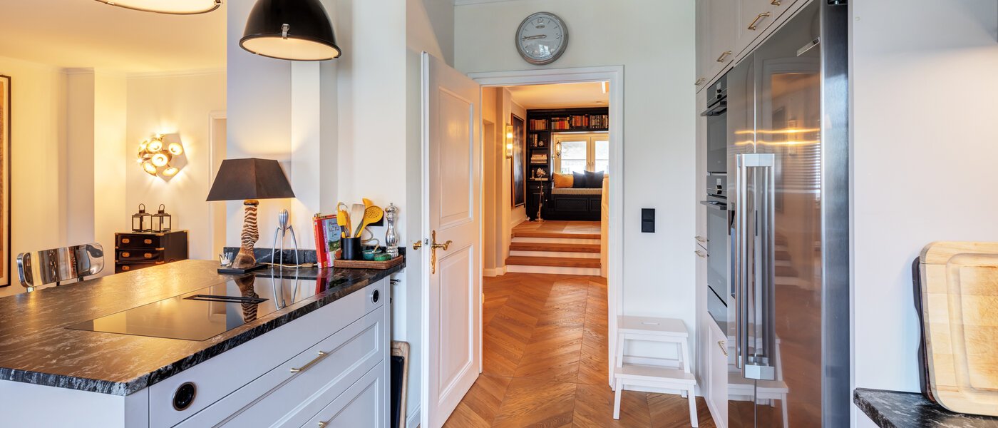 таунхаус München Schwabing 03 кухня 14779