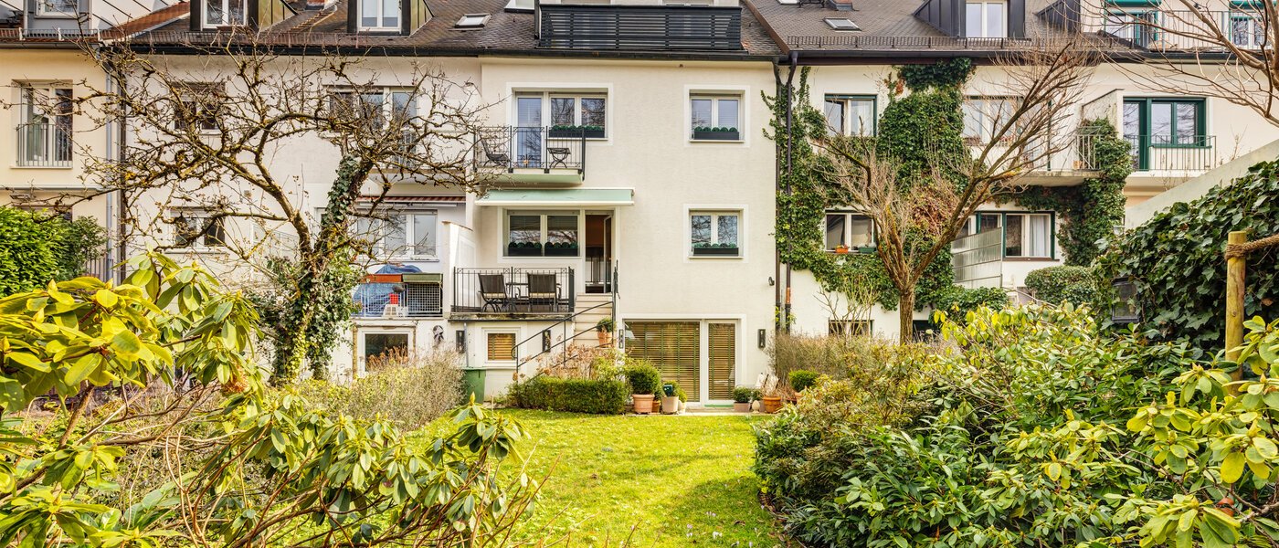 таунхаус München Schwabing 02 сад 14779