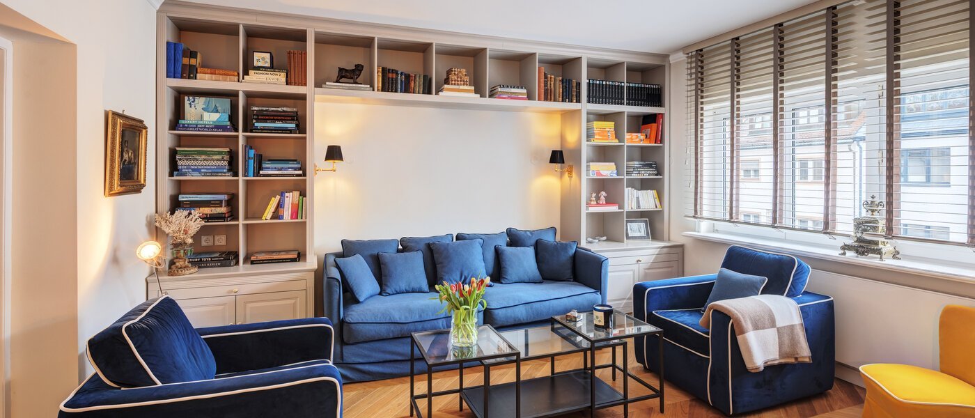 таунхаус München Schwabing 01 гостиная 14779