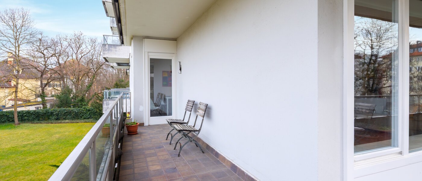 квартира München Schwabing (rechts der Leopoldstraße) 03 балкон 14781