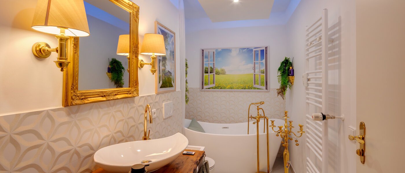 квартира München Obermenzing 01 ванная комната 14782