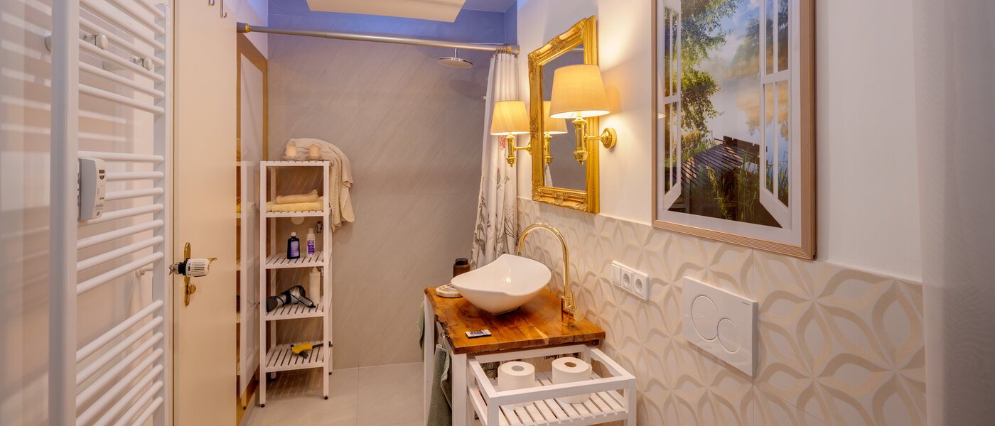 квартира München Obermenzing 04 ванная комната 14782