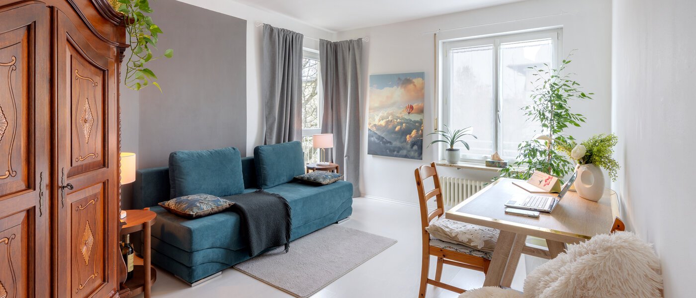 квартира München Obermenzing 01 бюро / гостиная 14782