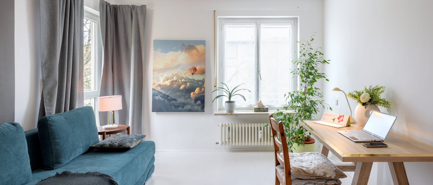 квартира München Obermenzing 02 бюро / гостиная 14782