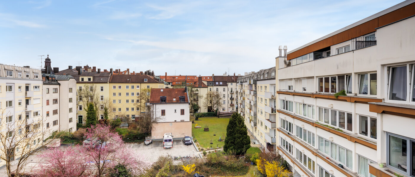 квартира München Mittersendling 01 вид из окна 14783