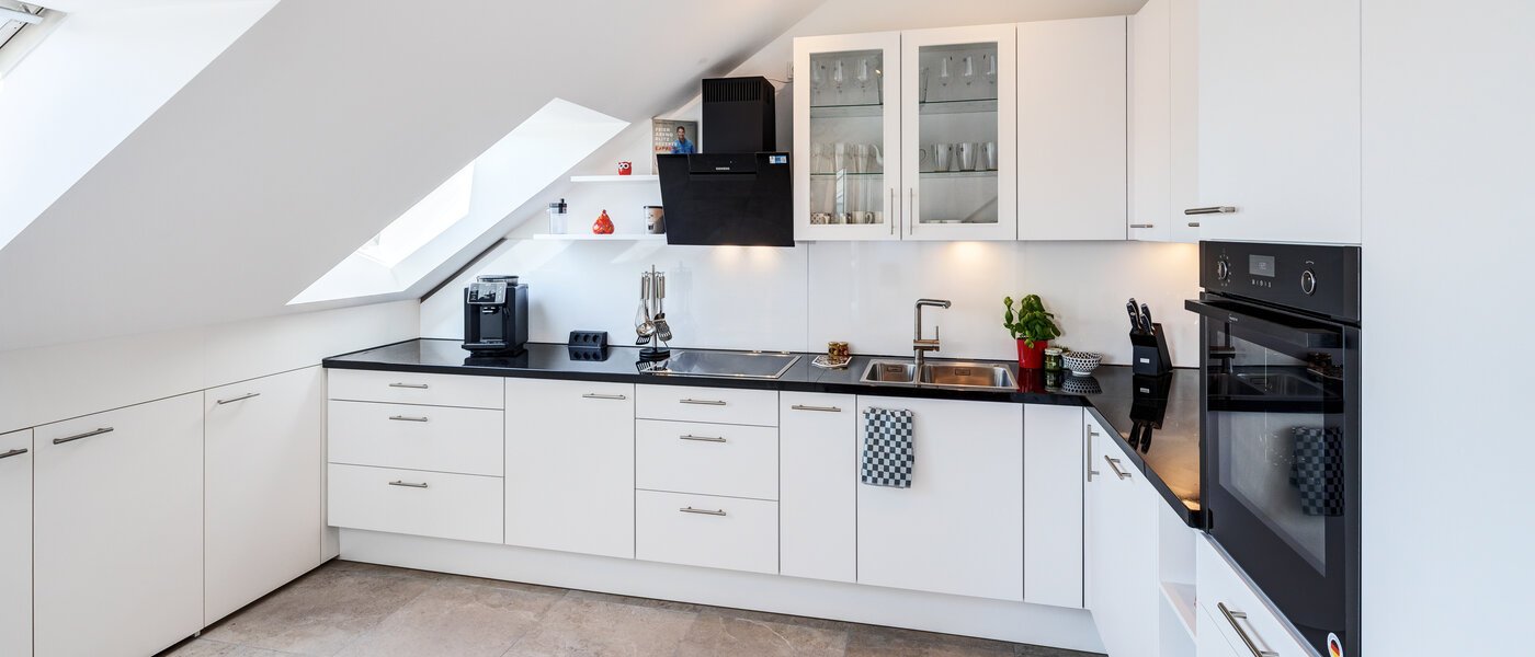 двухэтажная квартира-галерея München Maxvorstadt 01 кухня 14785