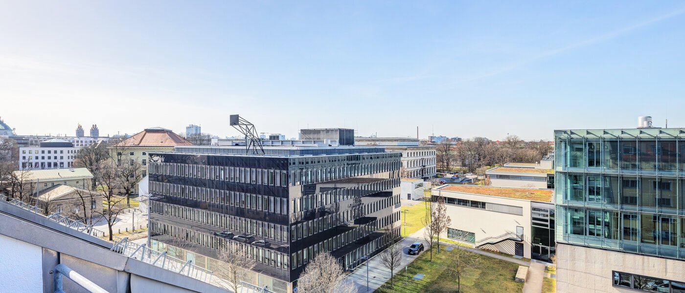 двухэтажная квартира-галерея München Maxvorstadt 02 вид из окна 14785