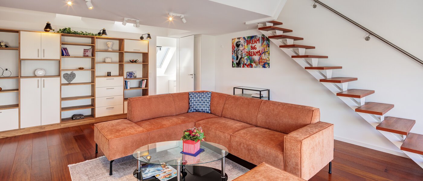 двухэтажная квартира-галерея München Maxvorstadt 05 жилое пространство 14785