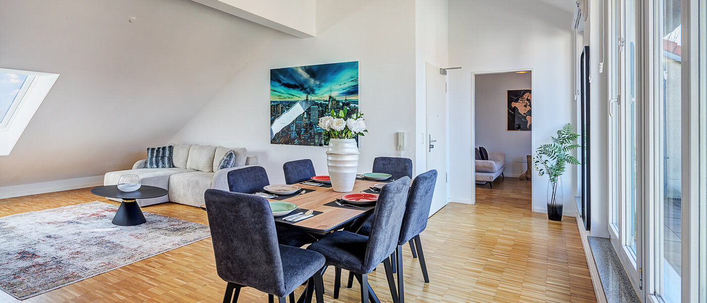 мансардная квартира Aschheim 01 жилое пространство 14787