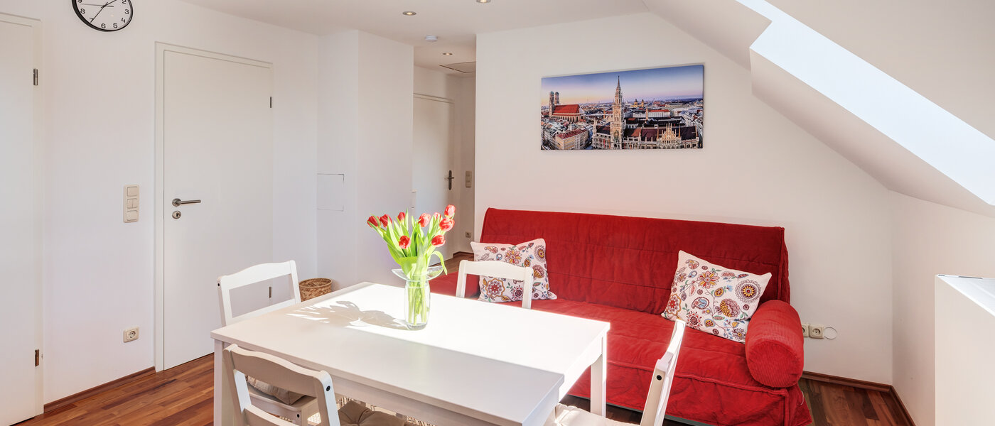 мансардная квартира München Trudering 04 жилое пространство 14792