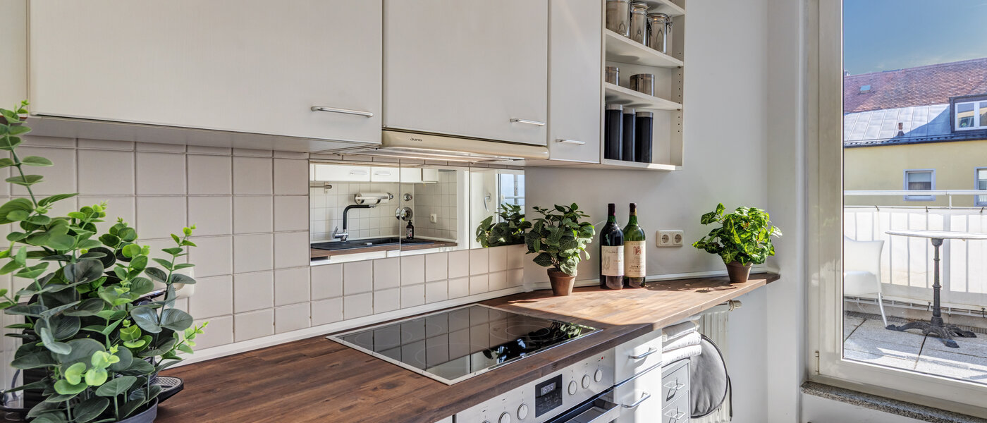 квартира München Maxvorstadt - Universitätsviertel 02 кухня 14794