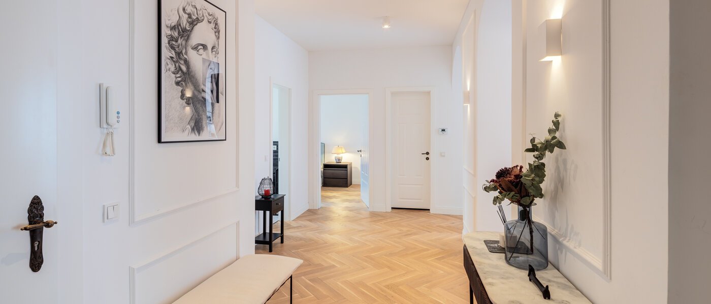 квартира München Schwabing-West (rund um den Hohenzollernplatz) 03 коридор 14795