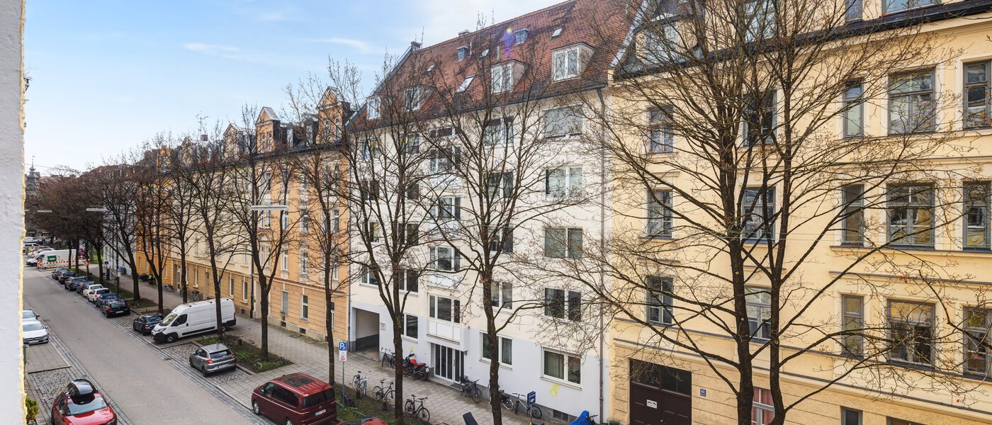 квартира München Schwabing-West (rund um den Hohenzollernplatz) 02 вид из окна 14795