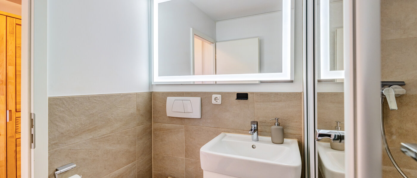 квартира München Schwabing-West 03 ванная комната 14800