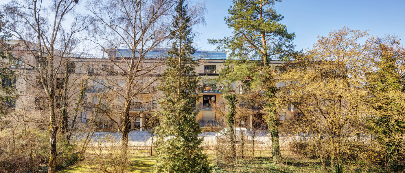 квартира Unterschleißheim 01 вид из окна 14802