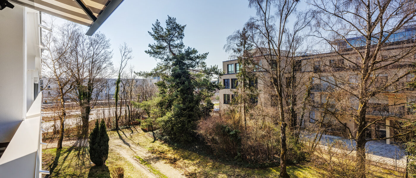 квартира Unterschleißheim 02 вид из окна 14802