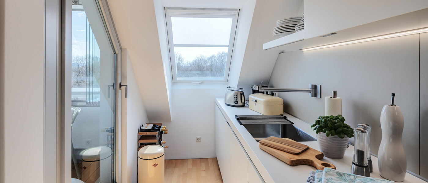 мансардная квартира München Ludwigsvorstadt 03 кухня 14803