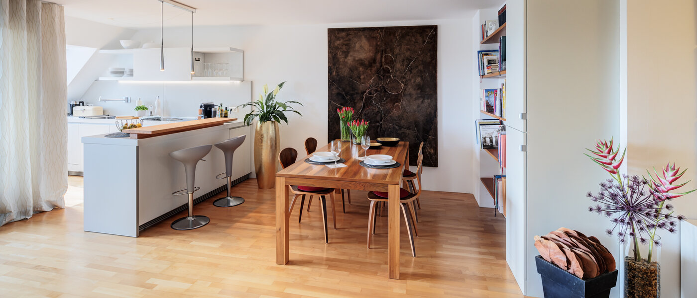 мансардная квартира München Ludwigsvorstadt 03 жилое пространство 14803