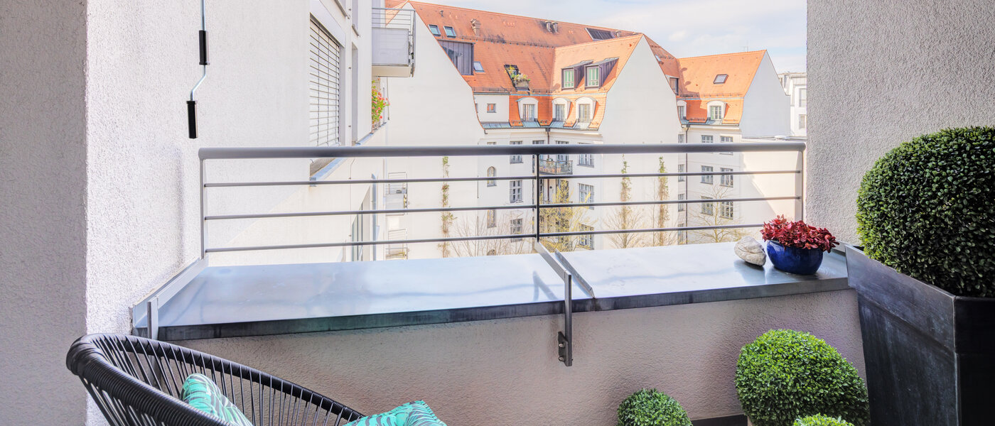 мансардная квартира München Ludwigsvorstadt 01 2-я лоджия 14803