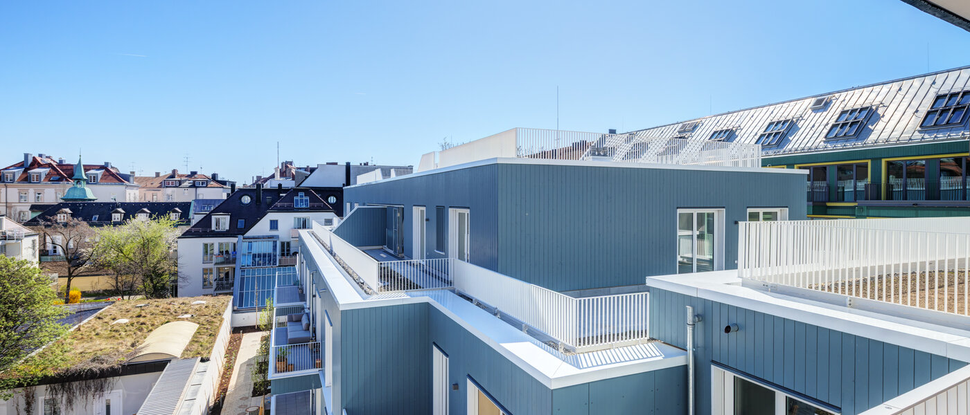 квартира München Neuhausen 02 вид из окна 14804