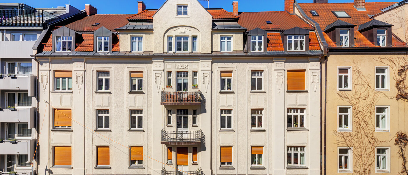 квартира München Neuhausen 04 вид из окна 14804