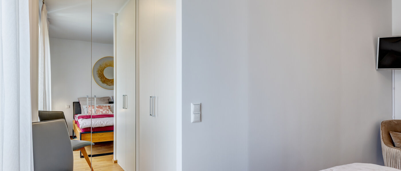 квартира München Am Hart 02 спальная комната 14808