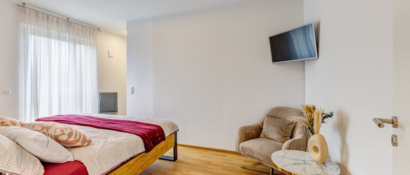 квартира München Am Hart 03 спальная комната 14808